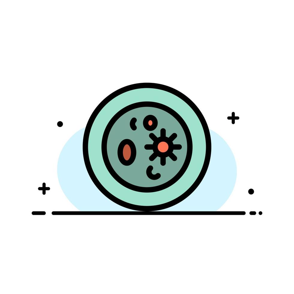biochemie biologie chemie schotel laboratorium bedrijf vlak lijn gevulde icoon vector banier sjabloon