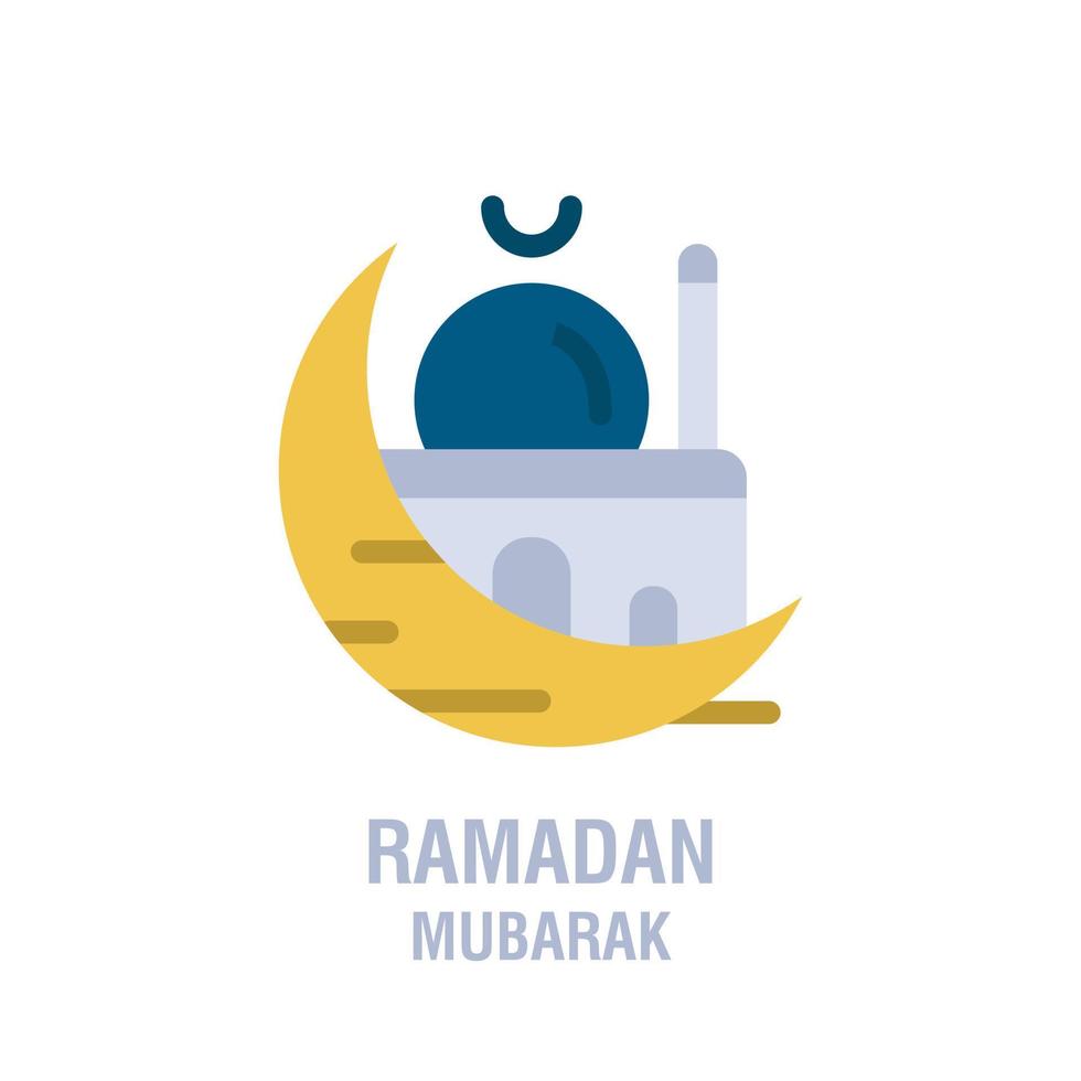 Ramadan pictogrammen moslim Islam gebed en Ramadan kareem dun lijn pictogrammen reeks modern vlak stijl symbolen geïsoleerd Aan wit voor infographics of web gebruik vector