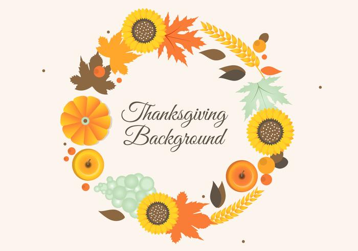 Gratis herfst Thanksgiving Vector achtergrond