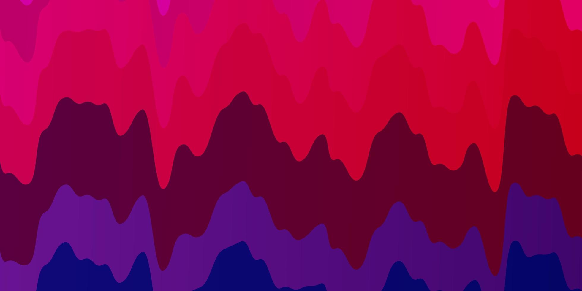 lichtblauw, rood vector sjabloon met wrange lijnen.