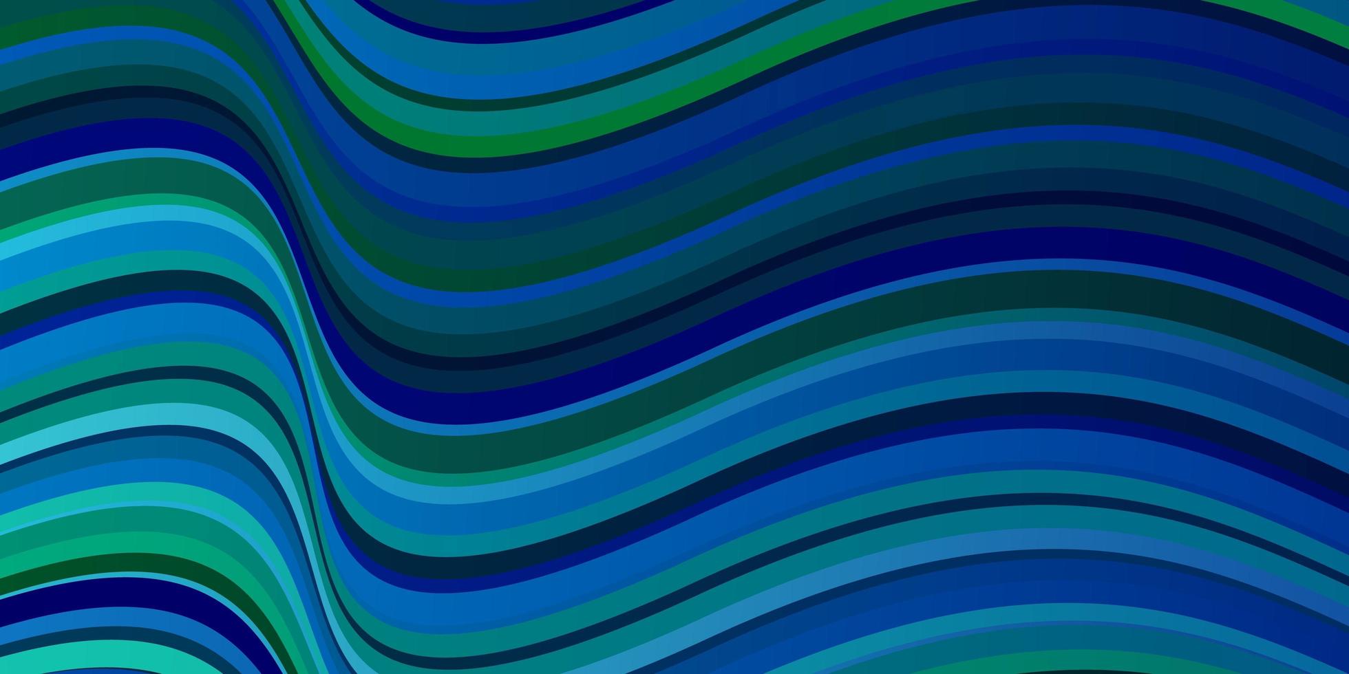 lichtblauw, groen vectorpatroon met lijnen. vector
