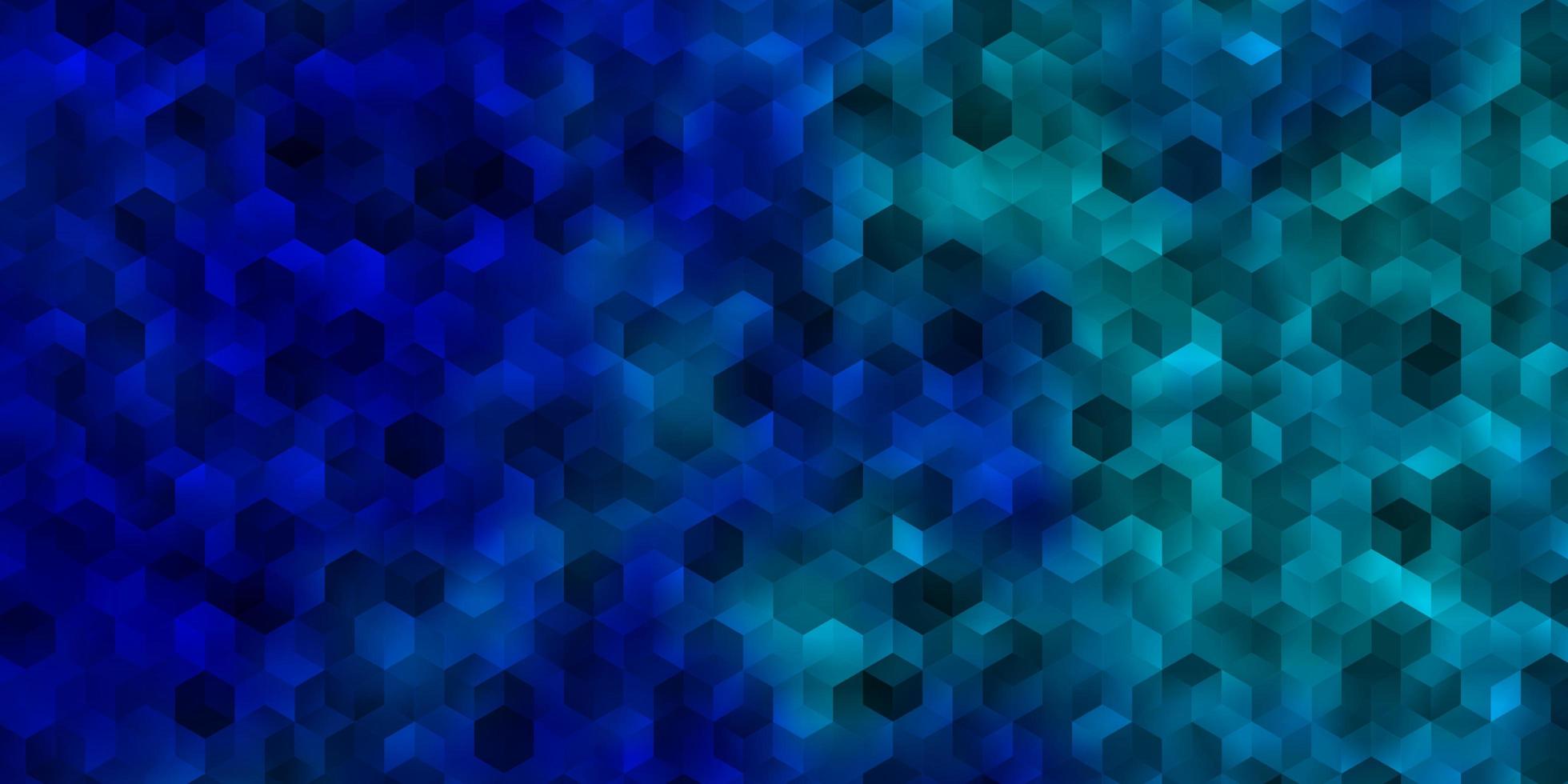 lichtblauwe vectorlay-out met zeshoekige vormen. vector