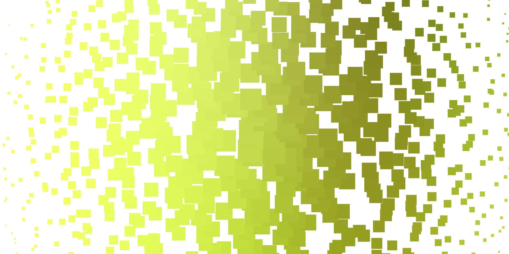 lichtgroene, gele vectorlay-out met lijnen, rechthoeken. vector