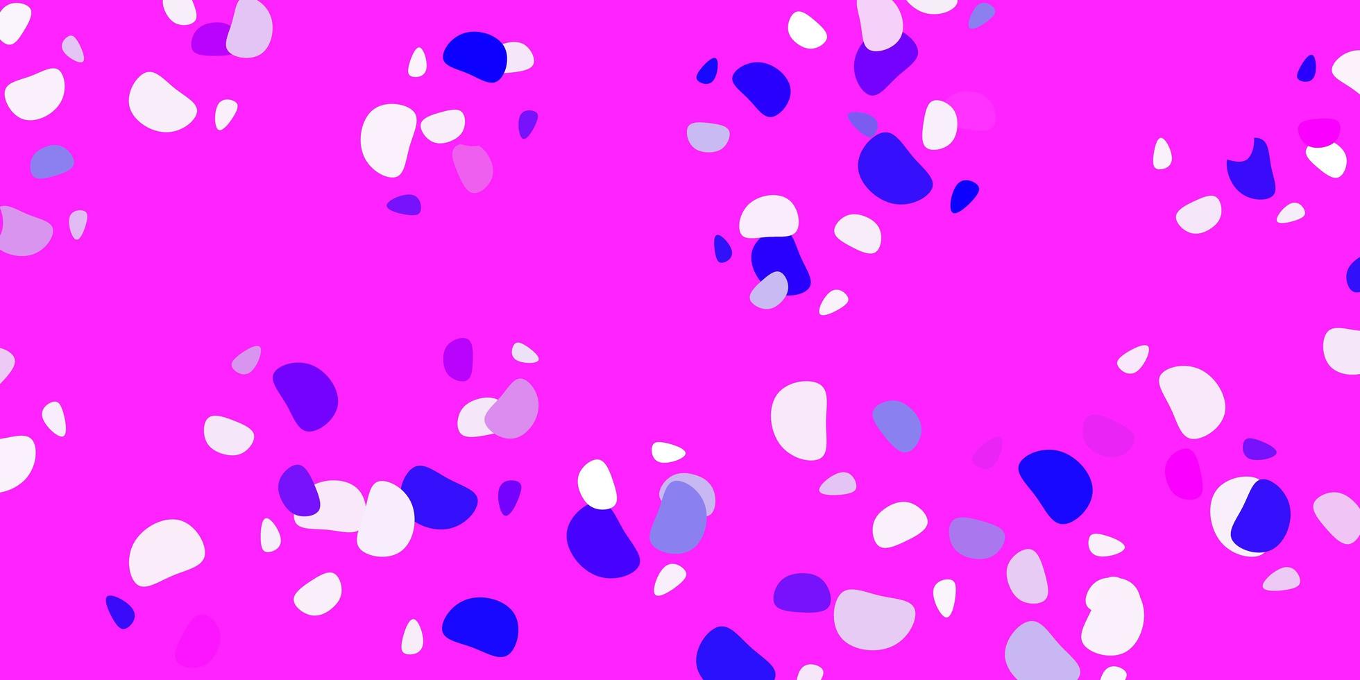 lichtroze, blauw vectorpatroon met abstracte vormen. vector