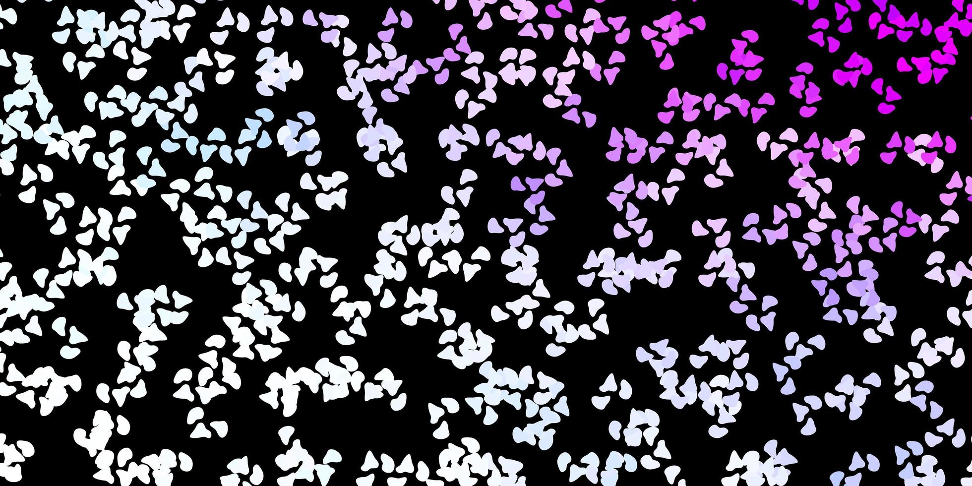 donkerpaars vectormalplaatje met abstracte vormen. vector
