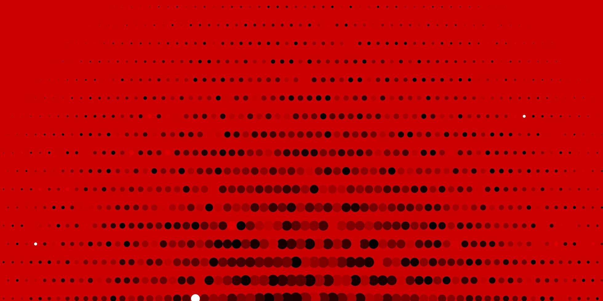 donkerrode vector achtergrond met bubbels.