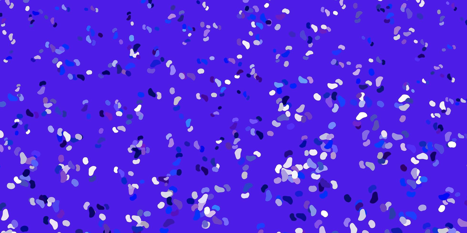 lichtroze, blauw vectormalplaatje met abstracte vormen. vector