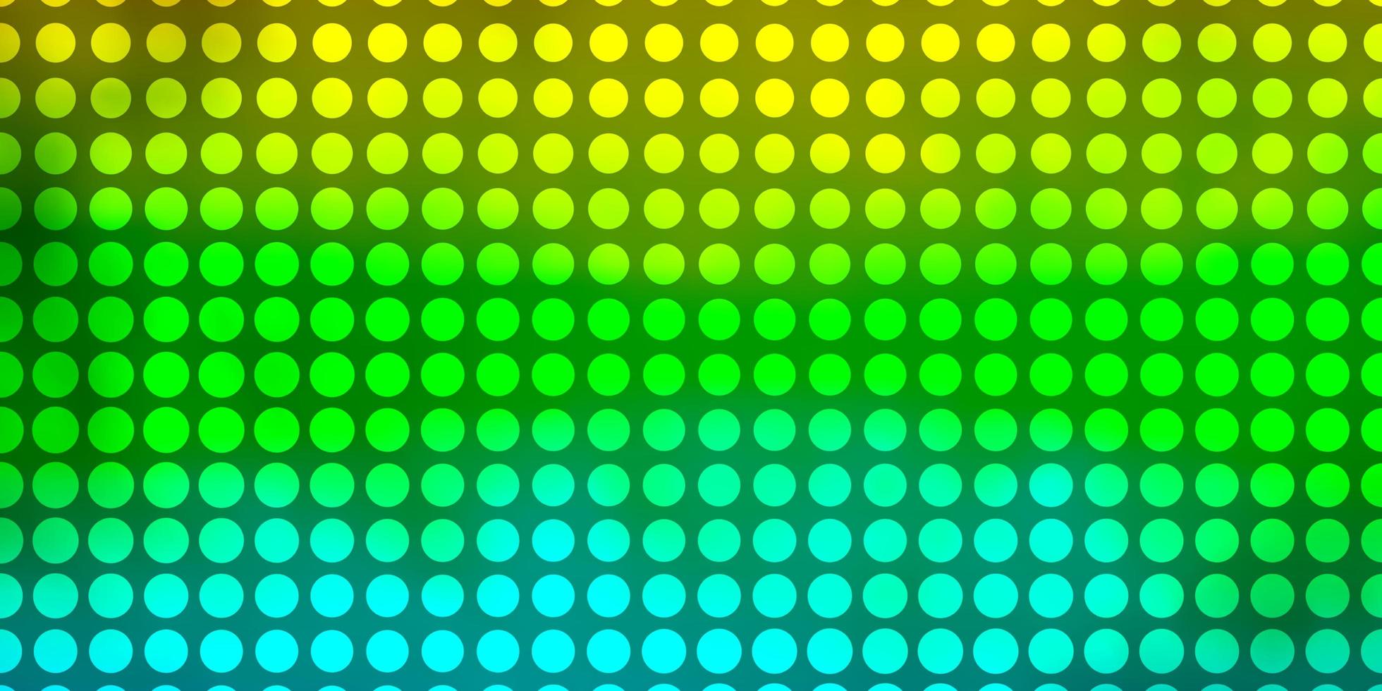 lichtblauwe, gele vectorachtergrond met cirkels. vector