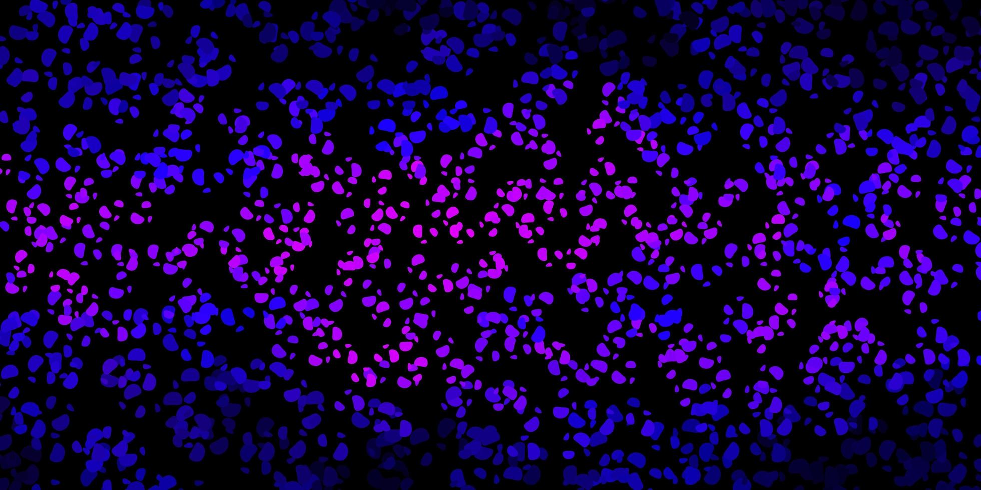 donkerpaars, roze vectormalplaatje met abstracte vormen. vector