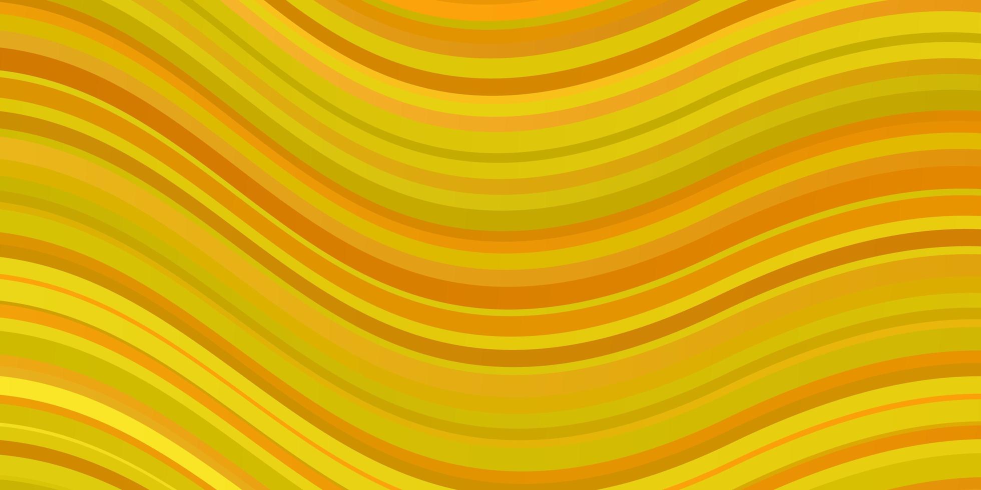 lichtgele vector sjabloon met wrange lijnen.