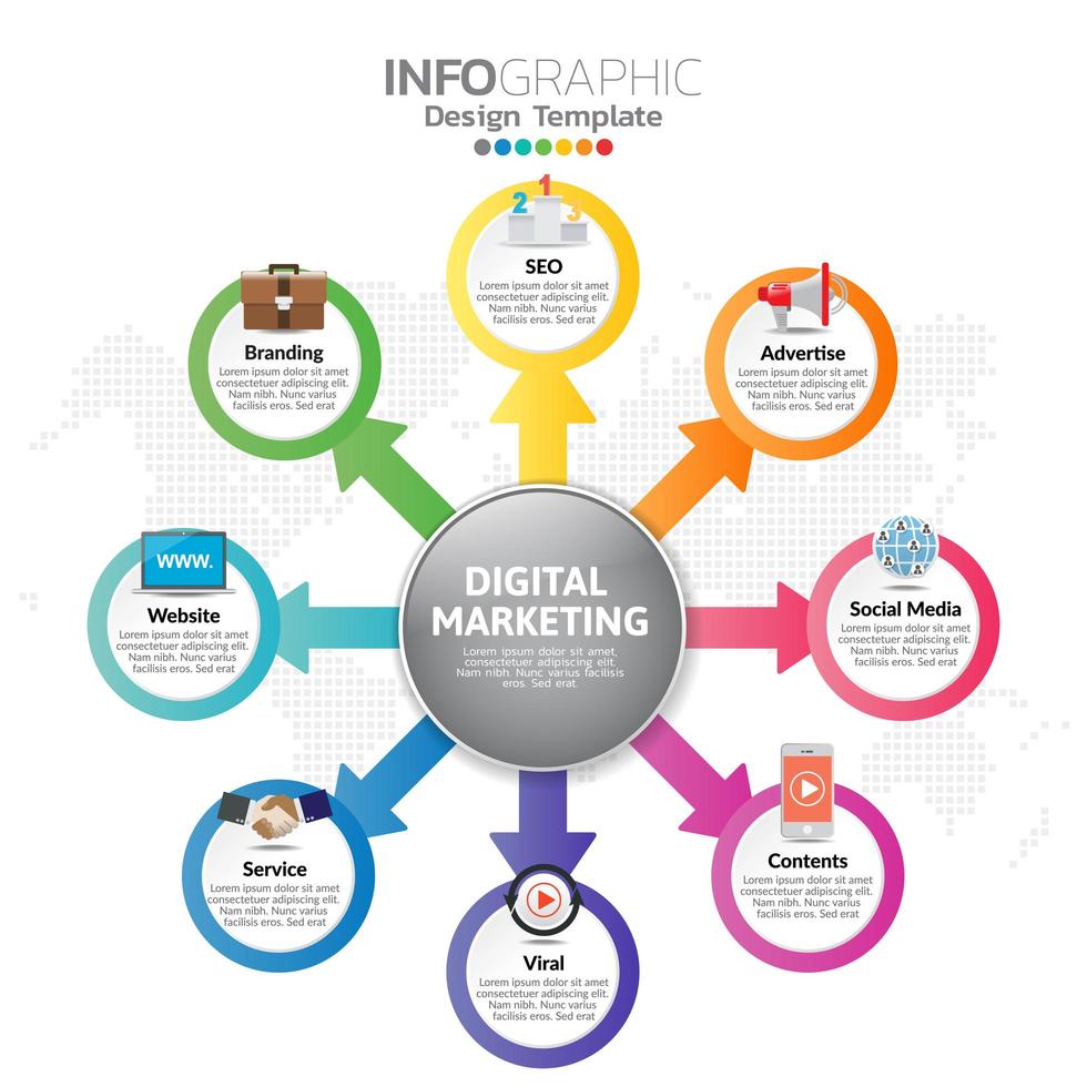 infographic elementen voor inhoud, diagram, stroomdiagram, stappen, onderdelen, tijdlijn, workflow, grafiek. vector