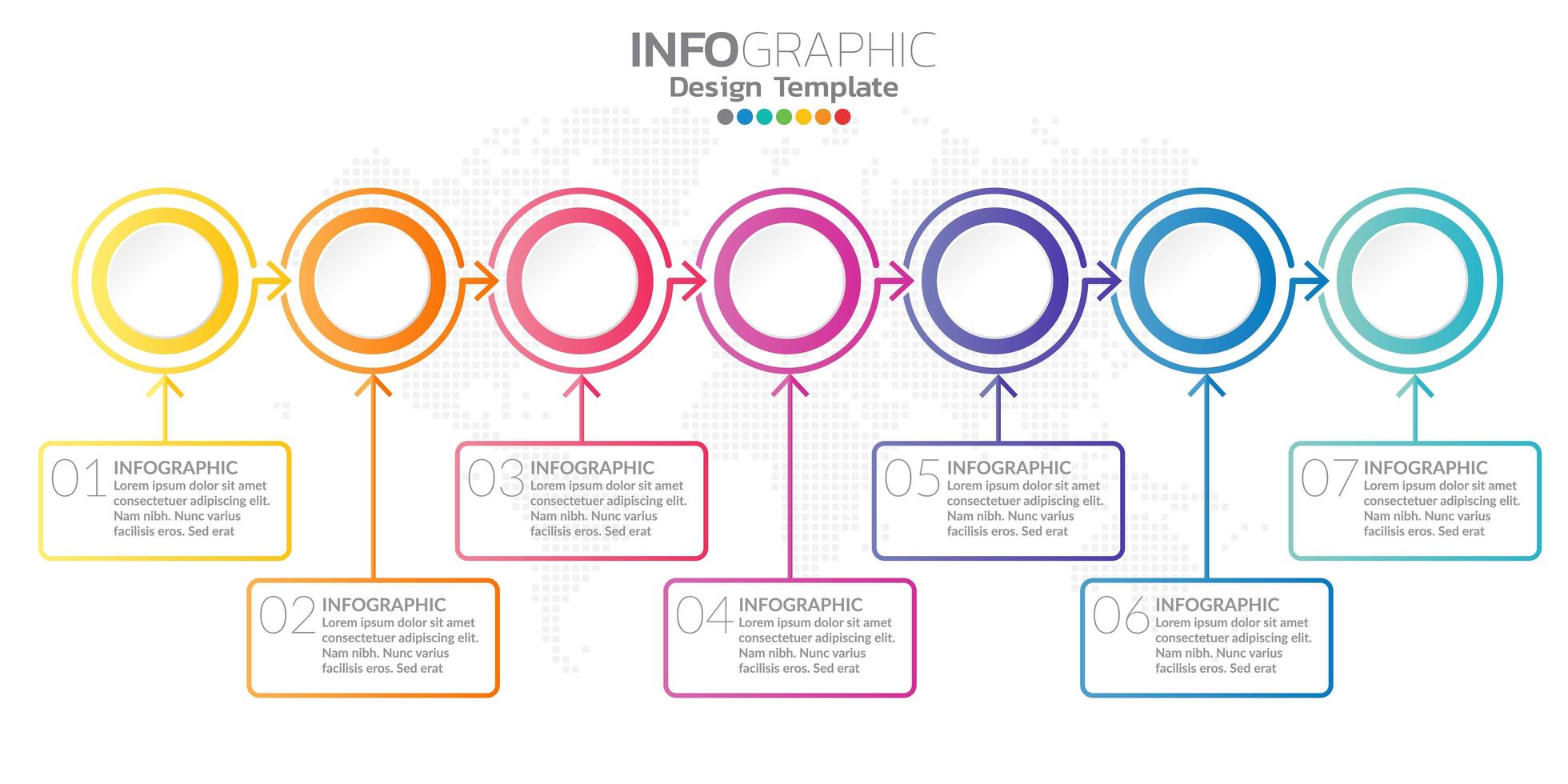 digitale online marketingbanner met pictogrammen voor zakelijke inhoud. vector