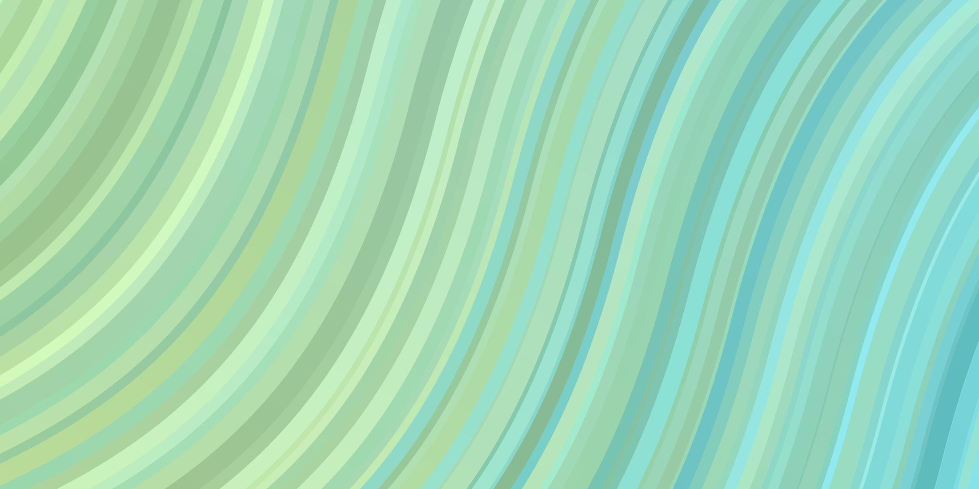 lichtblauw, groen vector sjabloon met lijnen.