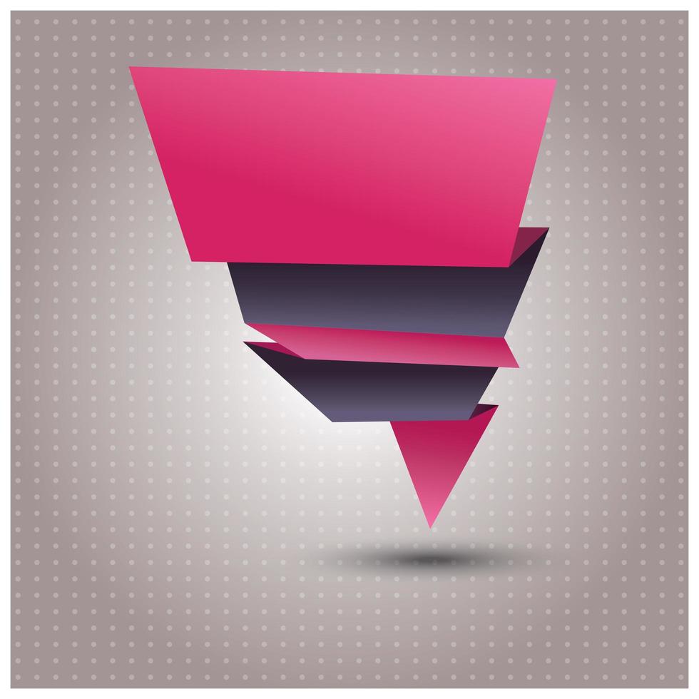 abstracte origami geometrische banner vector