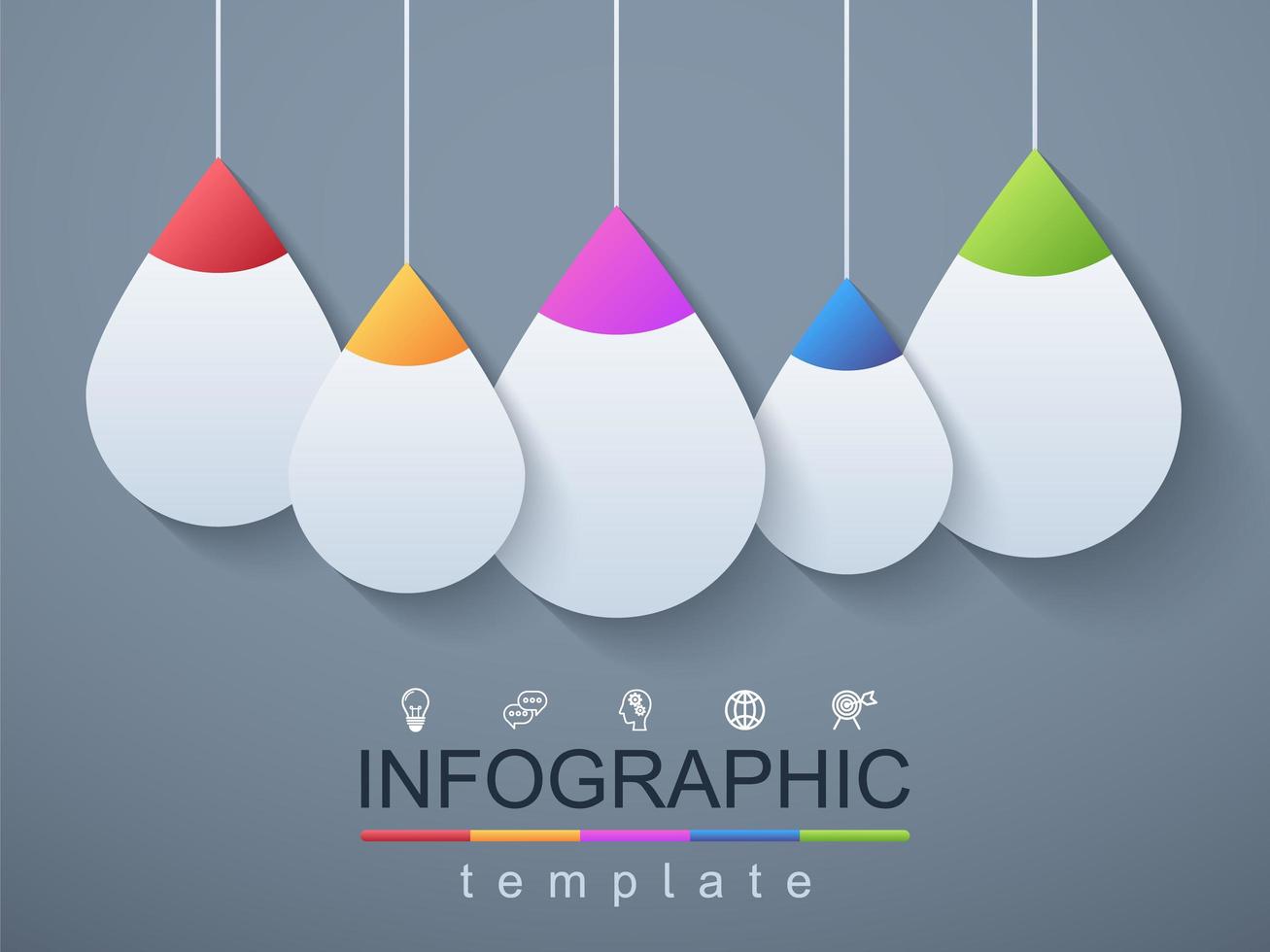 moderne infographic bedrijfs- en zakelijke sjabloon vector