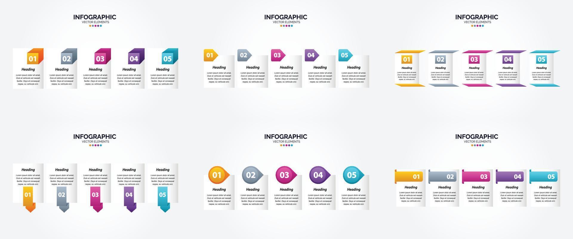 deze vector illustratie infographics reeks is perfect voor reclame in een brochure. folder. of tijdschrift.