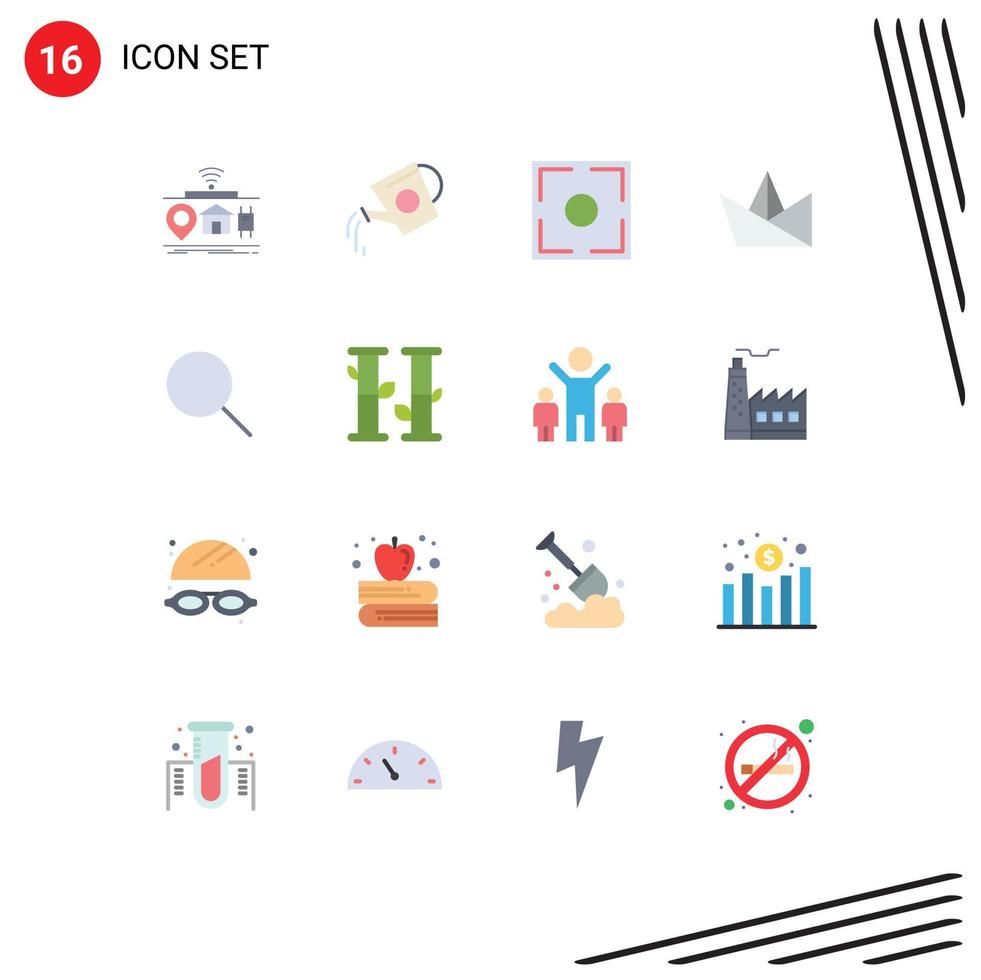 16 creatief pictogrammen modern tekens en symbolen van instagram origami tank hobby foto bewerkbare pak van creatief vector ontwerp elementen