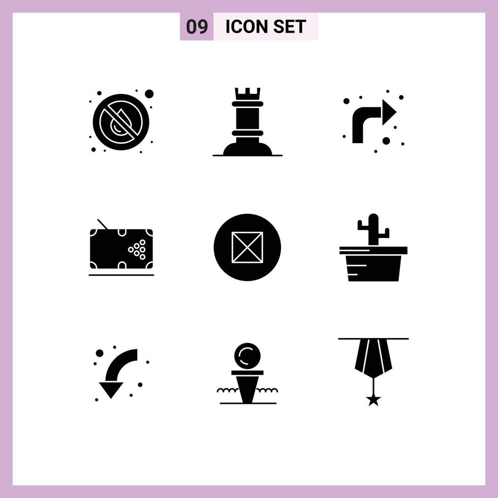 modern reeks van 9 solide glyphs pictogram van oude stok pijlen tafel snooker bewerkbare vector ontwerp elementen