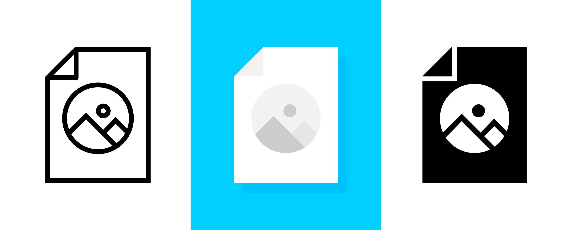 album of afbeeldingen en video's opslag icon set vector