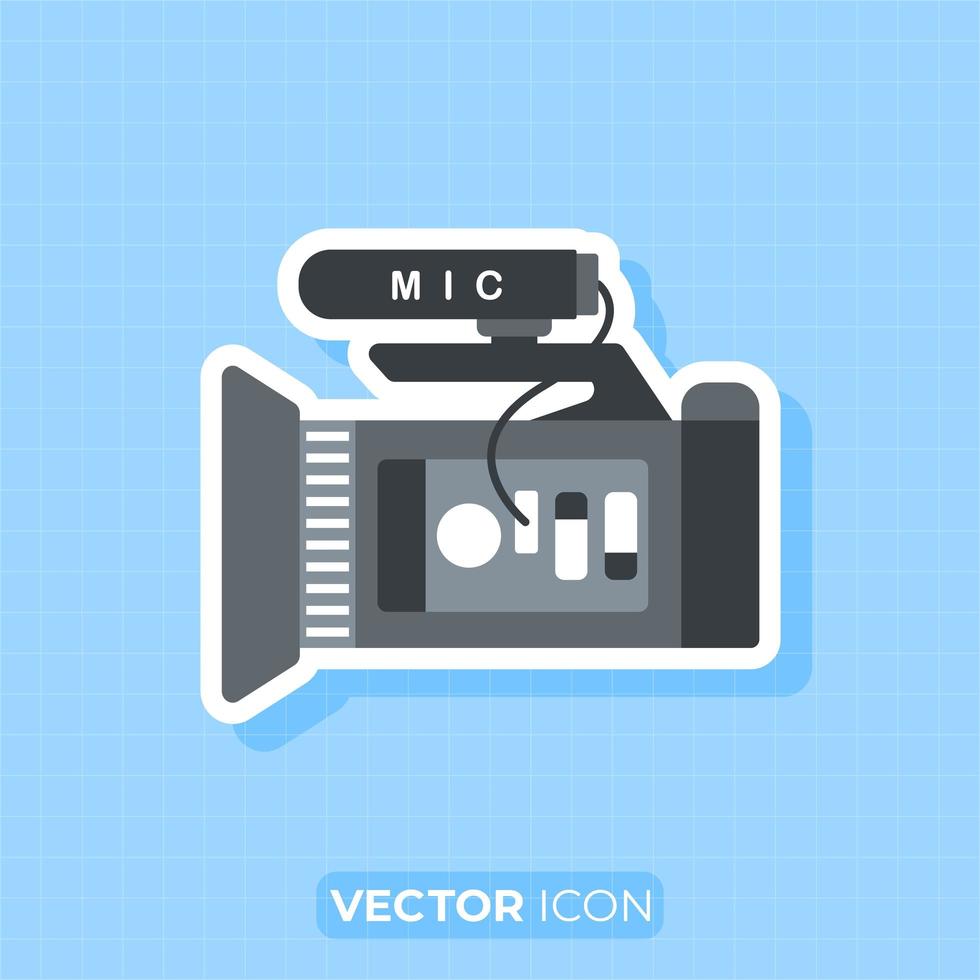 camcorder vector pictogram