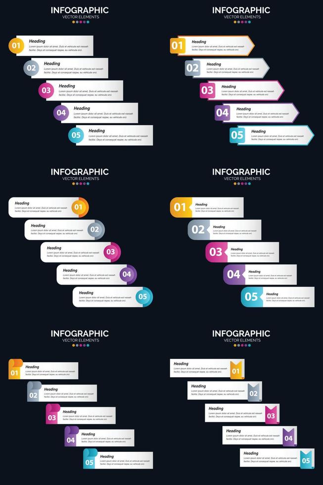 toevoegen professioneel flair naar uw bedrijf presentatie met vector infographics