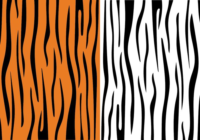 tijger streeppatroon vector