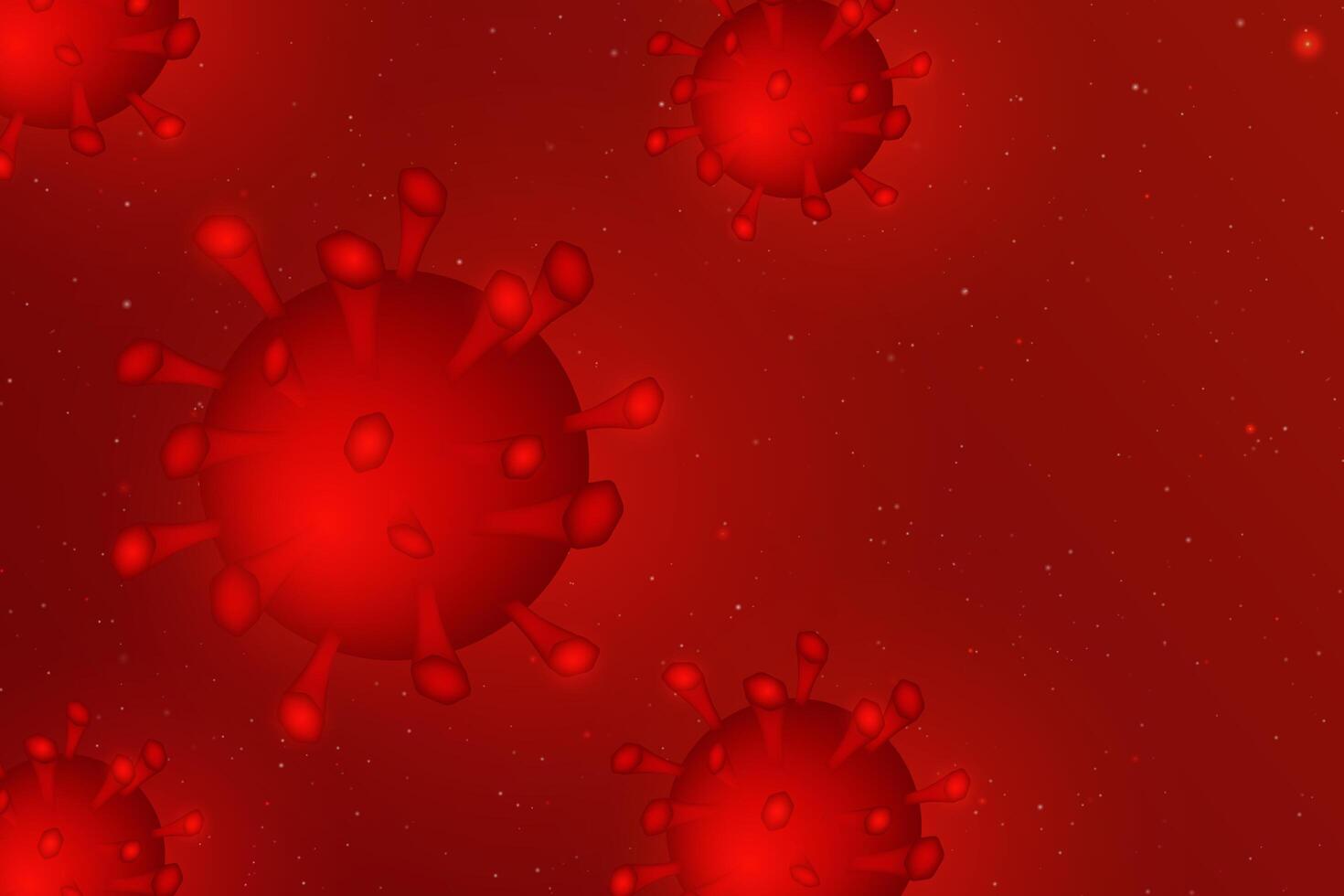 virusinfectie of bacteriecellen achtergrond. nieuw coronavirus. virus covid 19. immunologie, virologie, epidemiologie concept vector