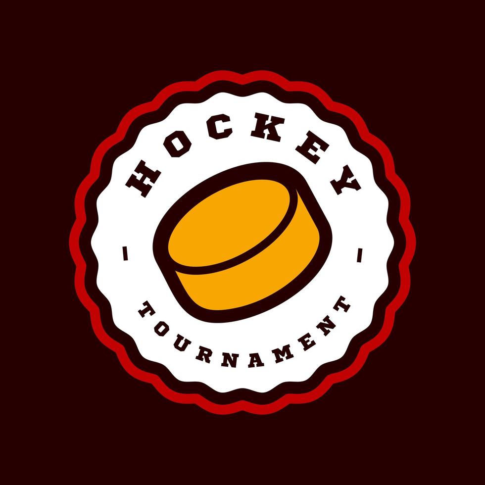 hockey sport logo vector