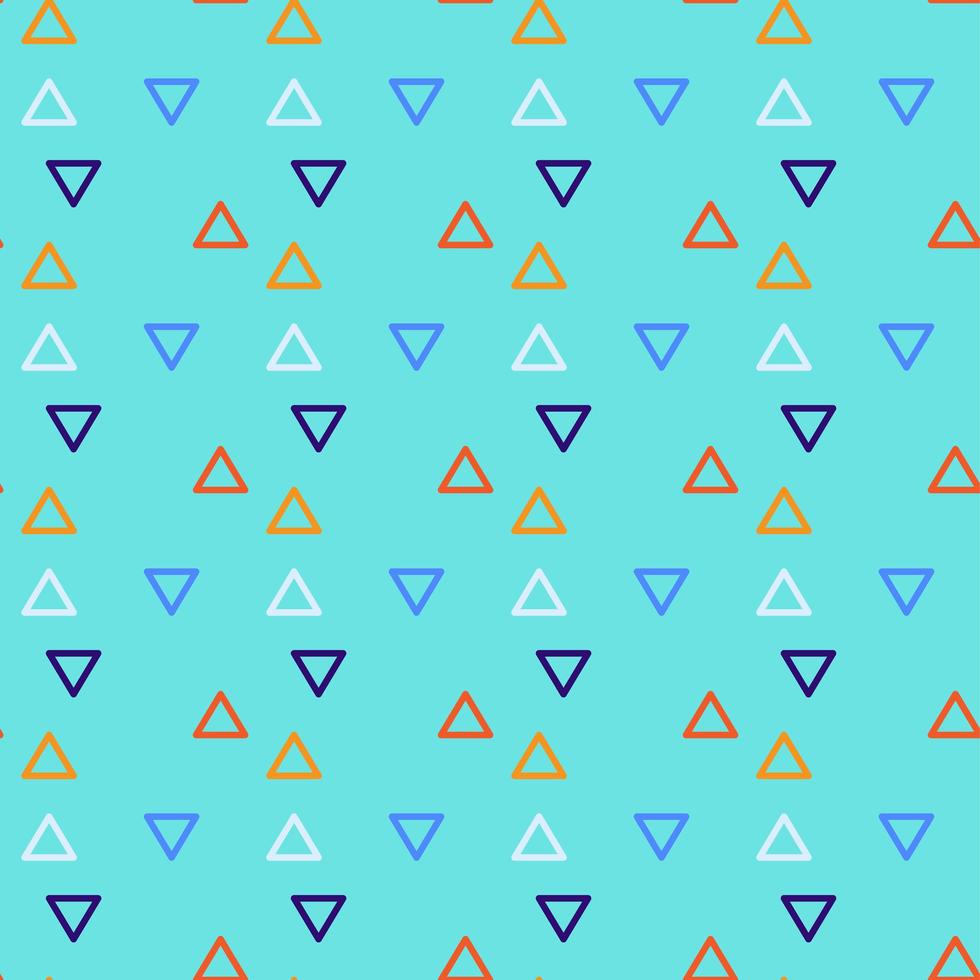 driehoek naadloze achtergrond met driehoekige vormen van verschillende kleuren vector