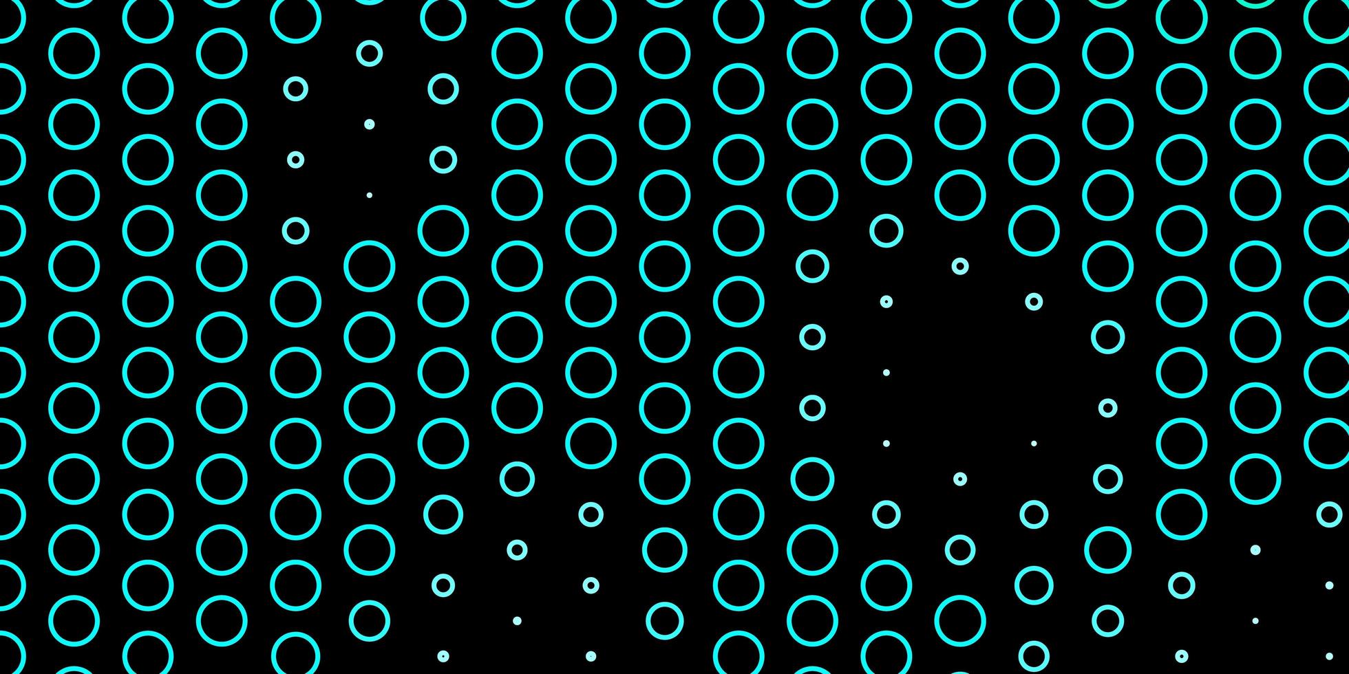 donkerblauwe, groene vectortextuur met cirkels vector