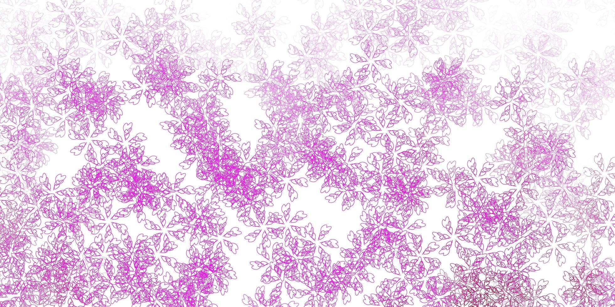 lichtroze vector abstracte sjabloon met bladeren.
