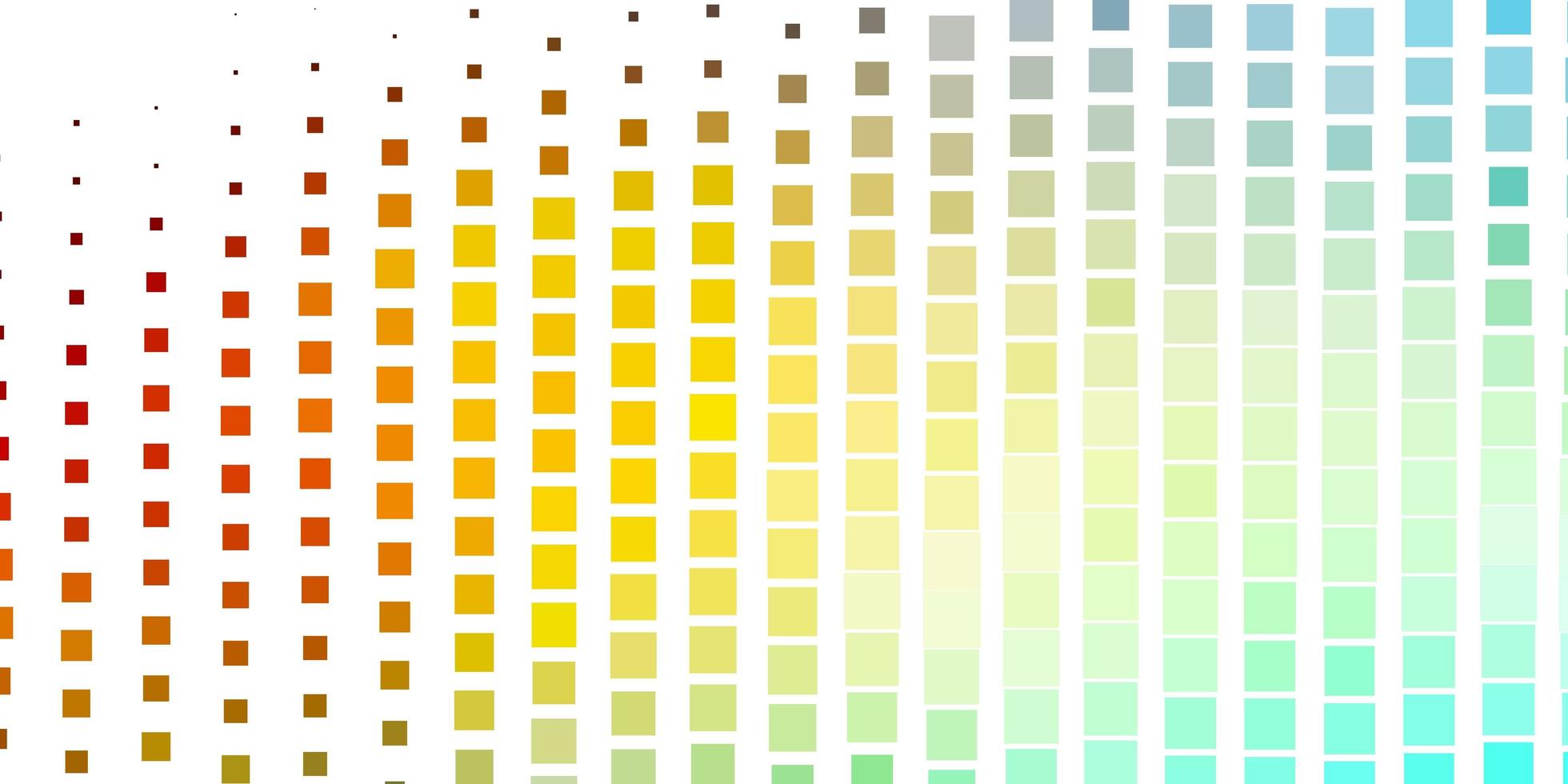 lichtblauwe, gele vectortextuur in rechthoekige stijl. vector