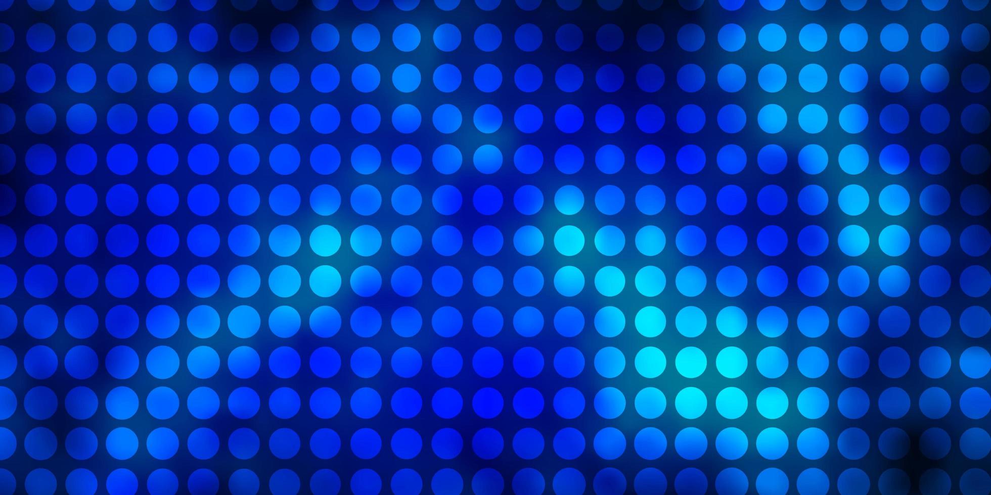 lichtblauwe vectorlay-out met cirkels. vector