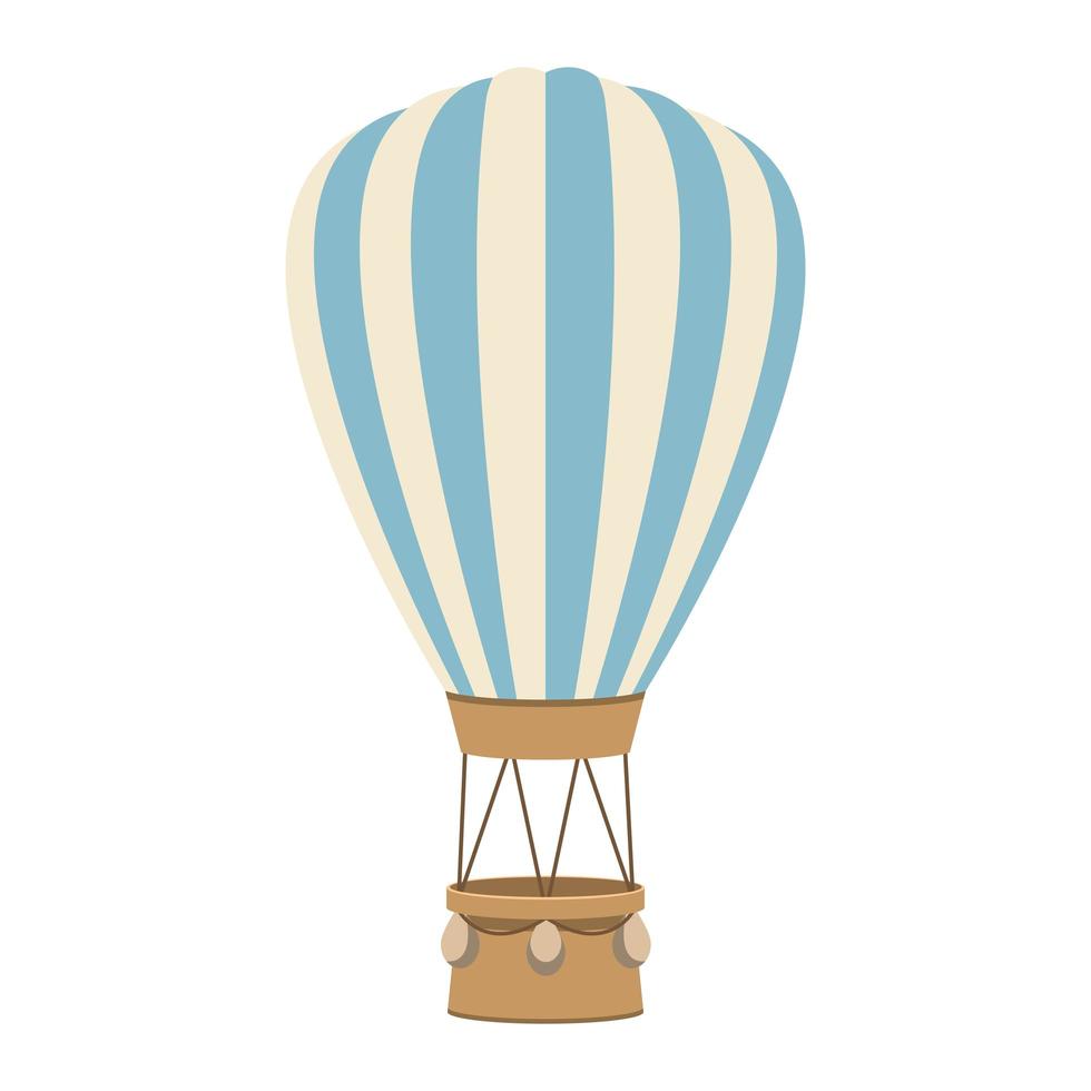 hete luchtballon vector ontwerp illustratie geïsoleerd op een witte achtergrond