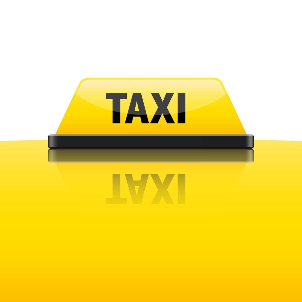 taxi teken vector ontwerp illustratie geïsoleerd op een witte achtergrond