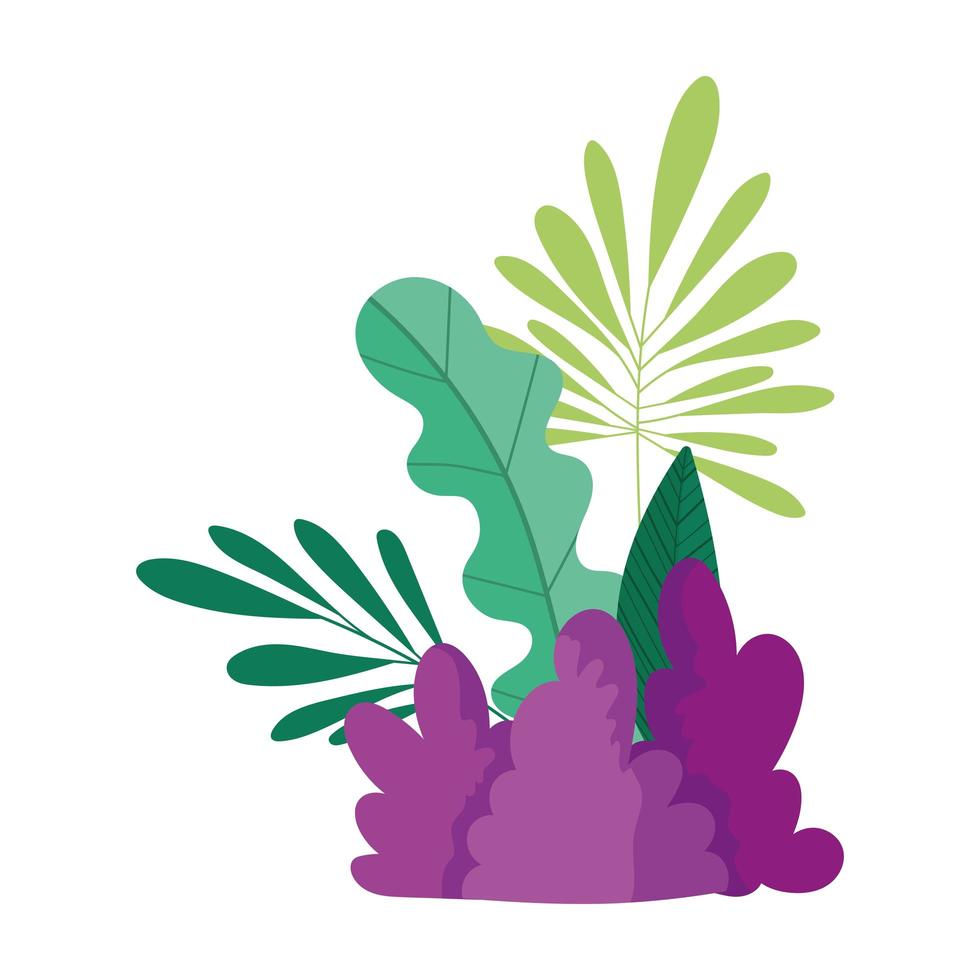 gebladerte groen vegetatie planten bladeren natuur pictogram ontwerp vector