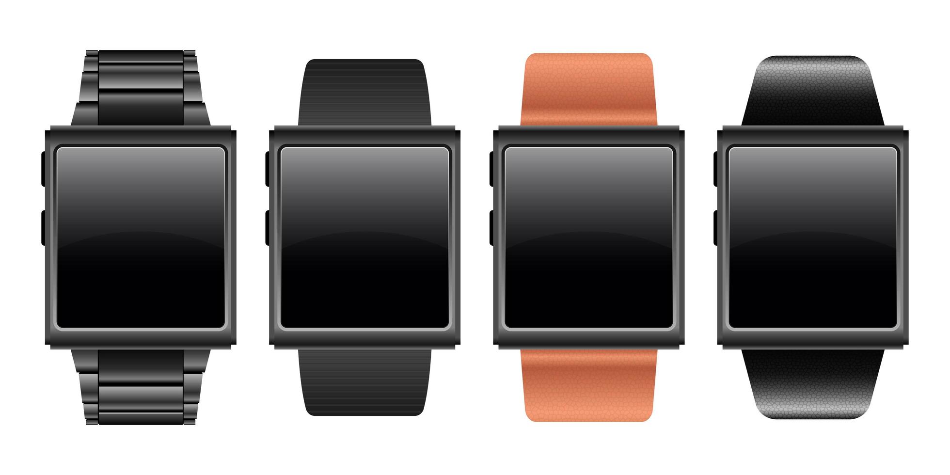 smartwatch-apparaat vector ontwerp illustratie geïsoleerd op een witte achtergrond