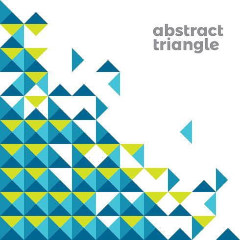 Abstracte driehoek eenvoudige achtergrond vector