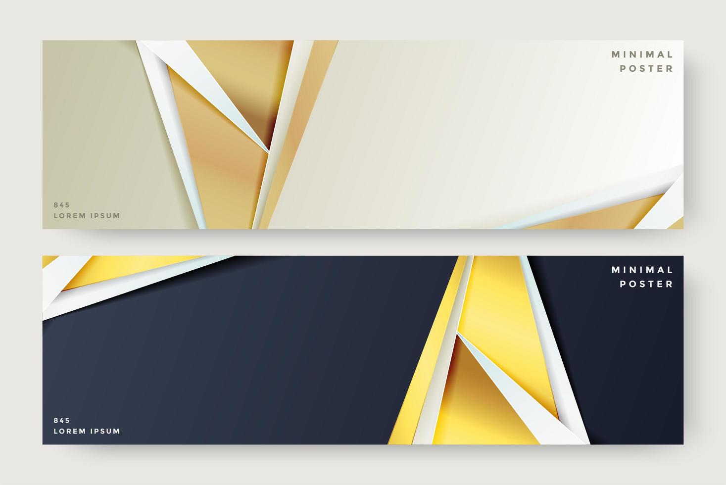 luxe zakelijke banner achtergrond vector