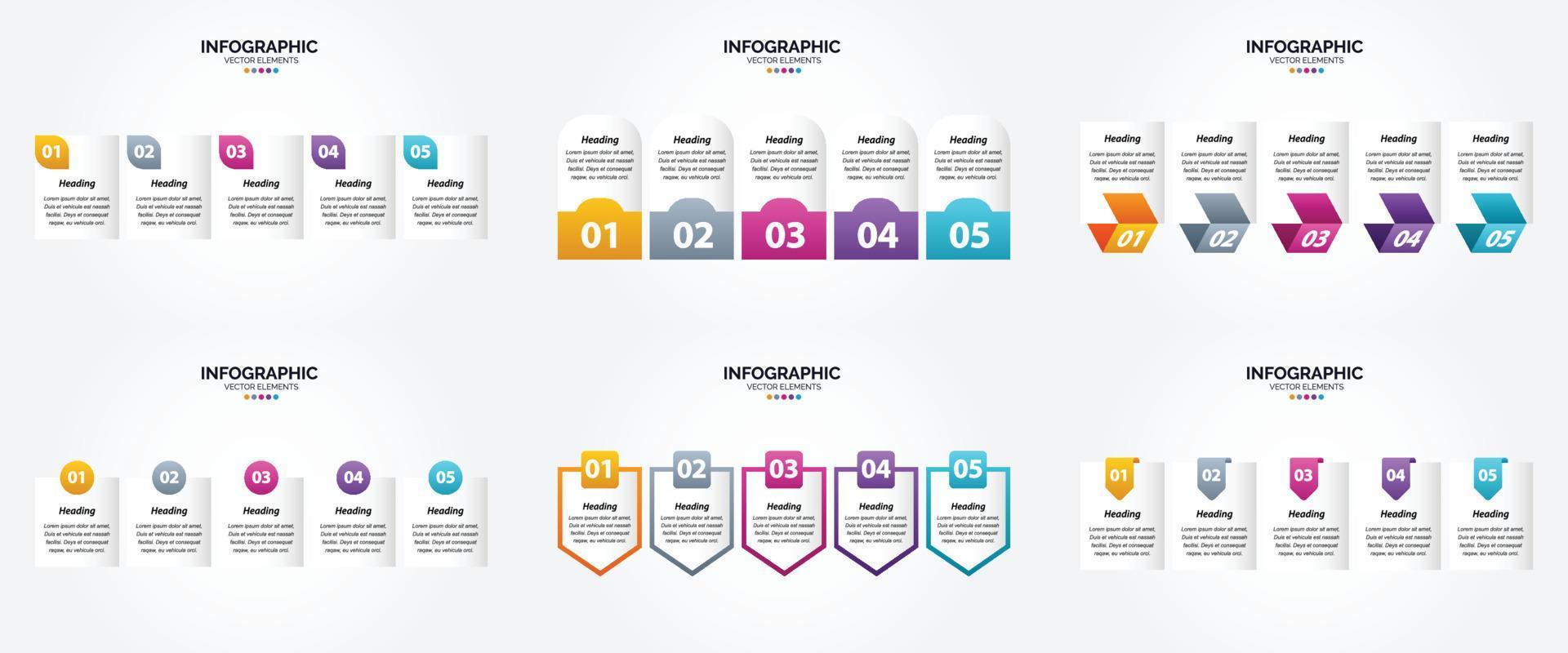 vector illustratie infographics vlak ontwerp reeks voor reclame brochure folder en tijdschrift