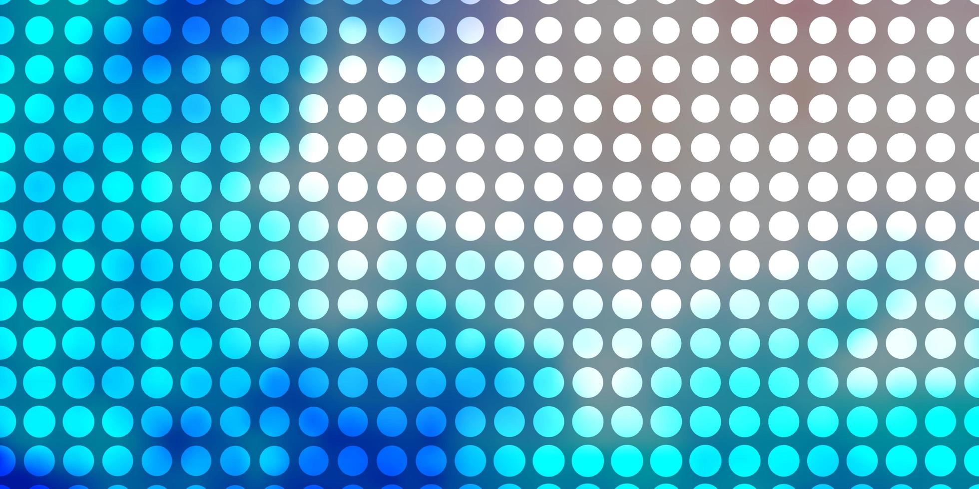 lichtroze, blauwe vectorachtergrond met cirkels. vector