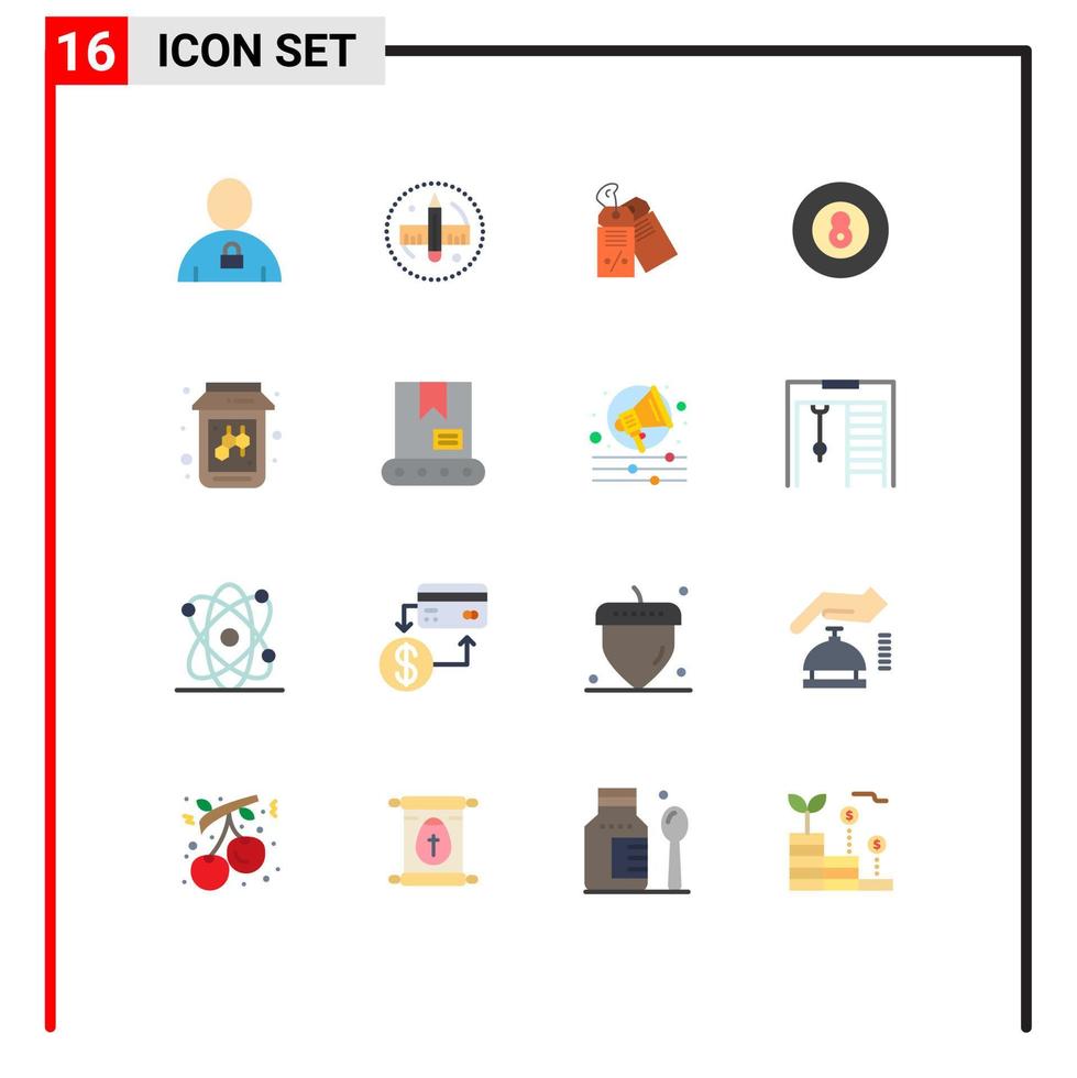 voorraad vector icoon pak van 16 lijn tekens en symbolen voor bij spel gereedschap basketbal uitverkoop bewerkbare pak van creatief vector ontwerp elementen