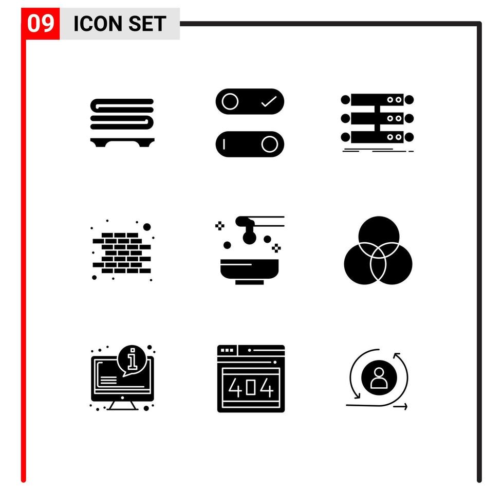 voorraad vector icoon pak van 9 lijn tekens en symbolen voor spa honing rek schoonheid bouw bewerkbare vector ontwerp elementen