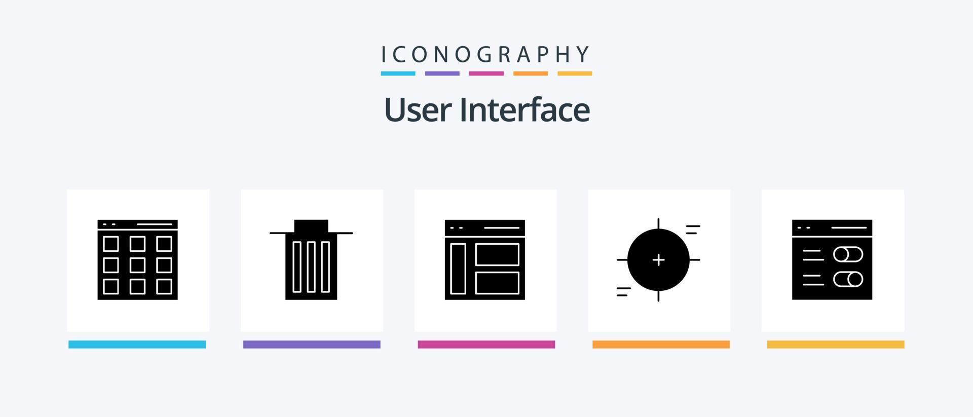 gebruiker koppel glyph 5 icoon pak inclusief dradenkruis. dradenkruis. gebruiker. gebruiker. links. creatief pictogrammen ontwerp vector