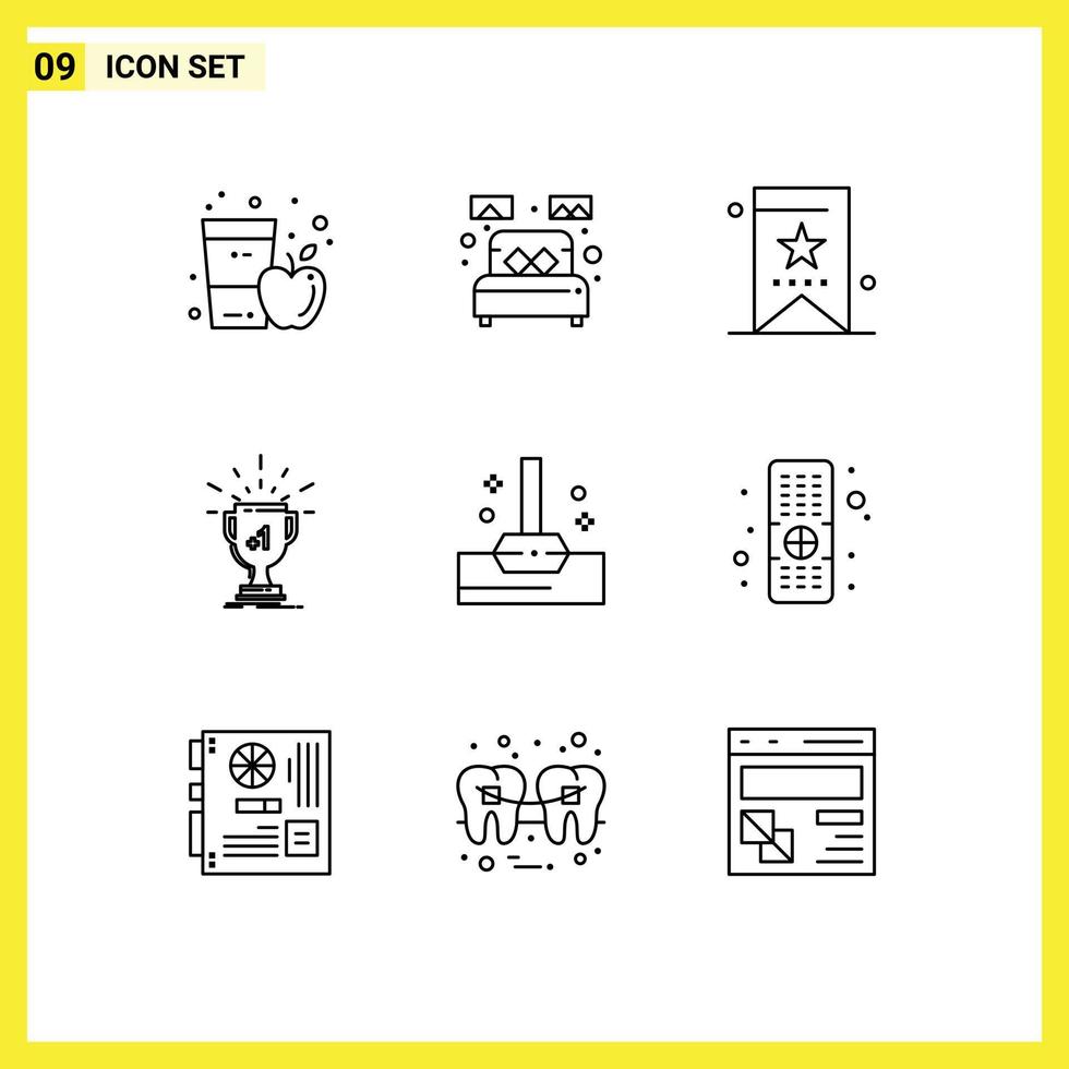 mobiel koppel schets reeks van 9 pictogrammen van winnen prijs slaap ui onderwijs bewerkbare vector ontwerp elementen
