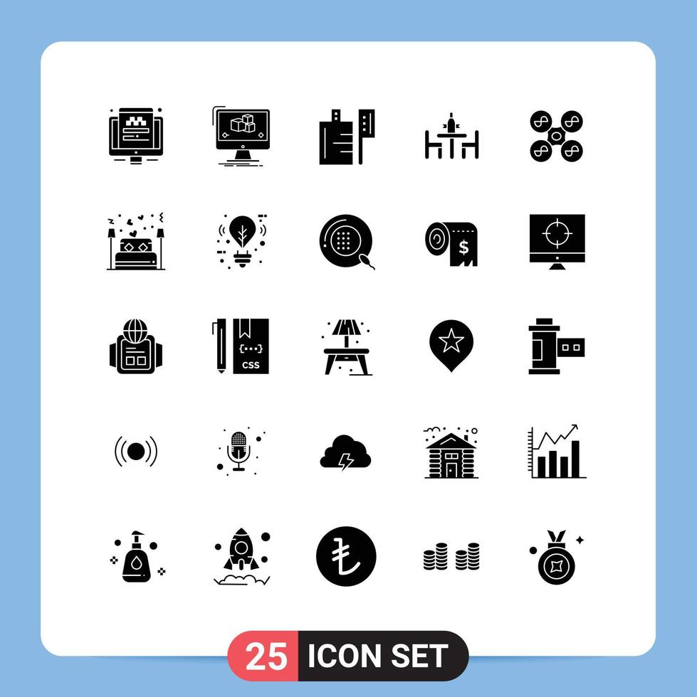solide glyph pak van 25 universeel symbolen van dar diplomatie software debat overeenkomst bewerkbare vector ontwerp elementen