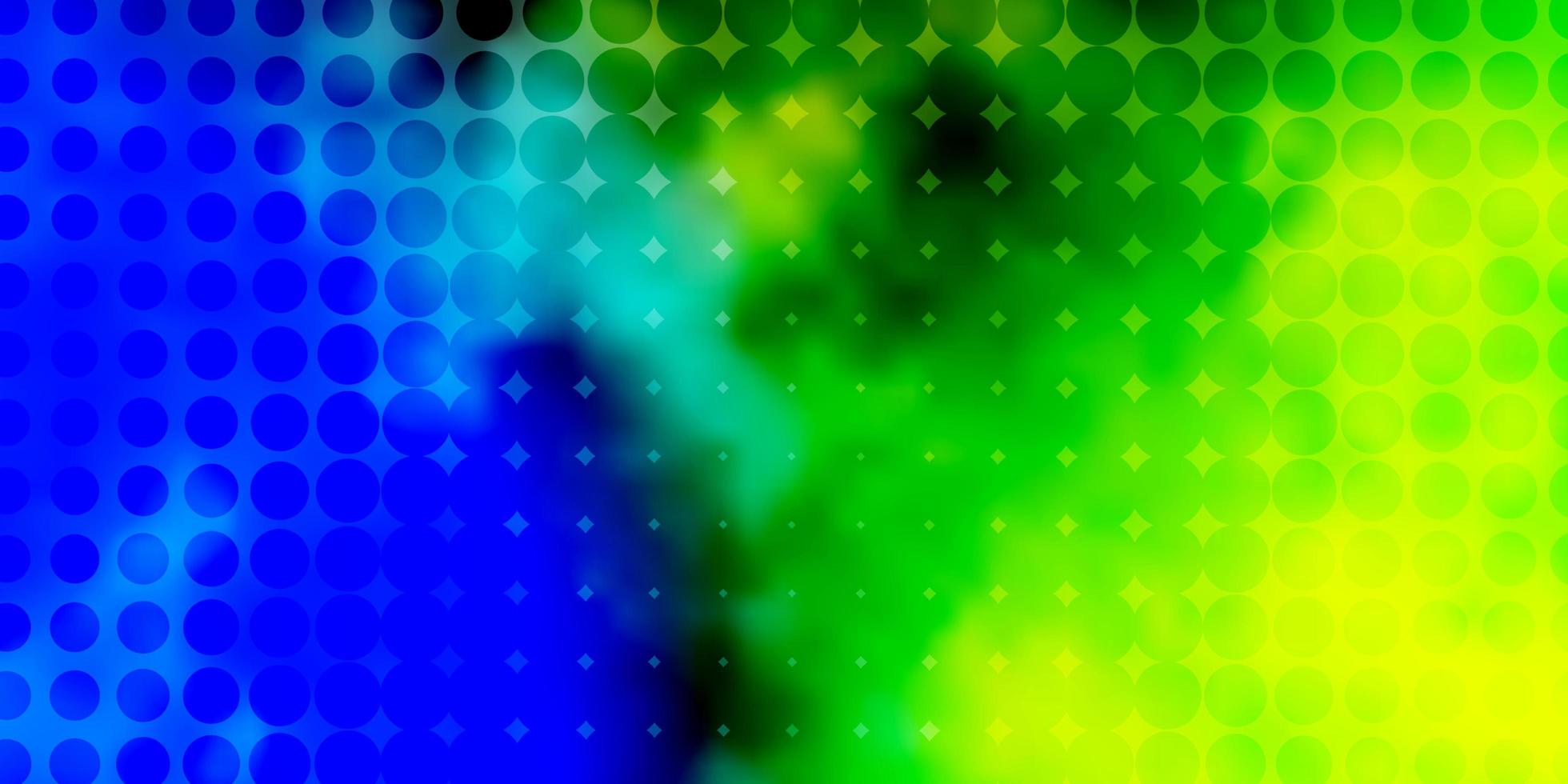 lichtblauwe, groene vectorachtergrond met cirkels vector