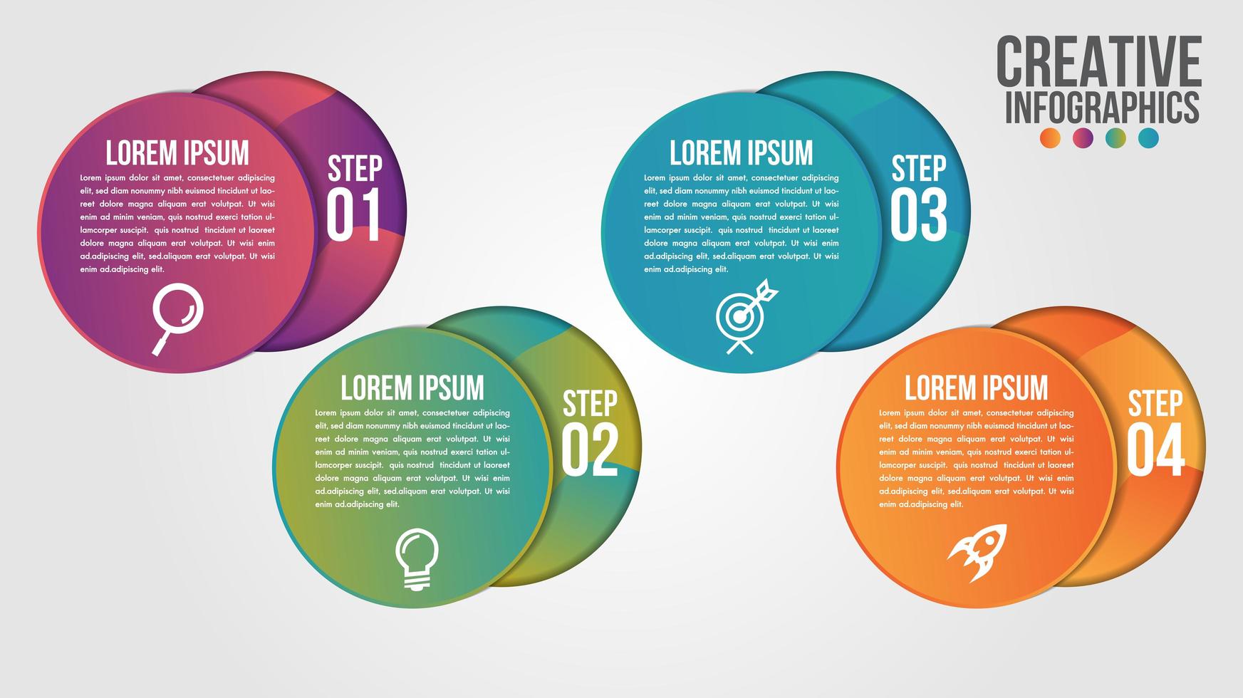 infographic moderne tijdlijn vector ontwerpsjabloon voor het bedrijfsleven