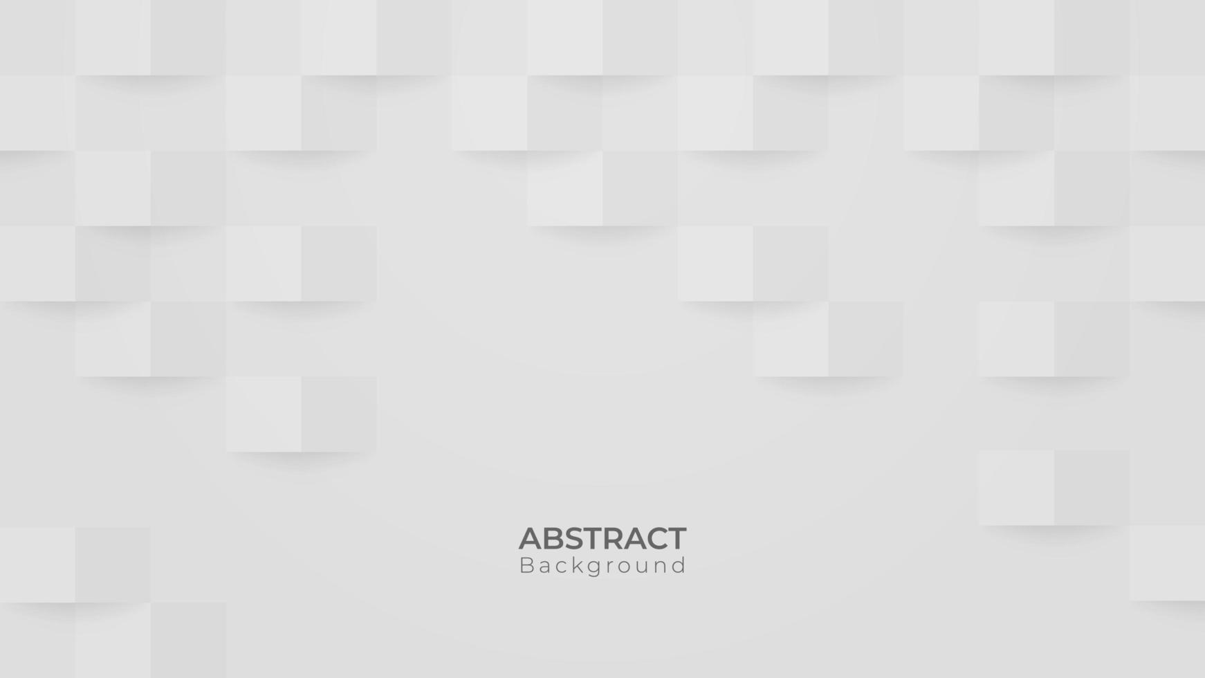 abstracte, 3d, moderne witte en grijze patroonachtergrond met kubussen vector