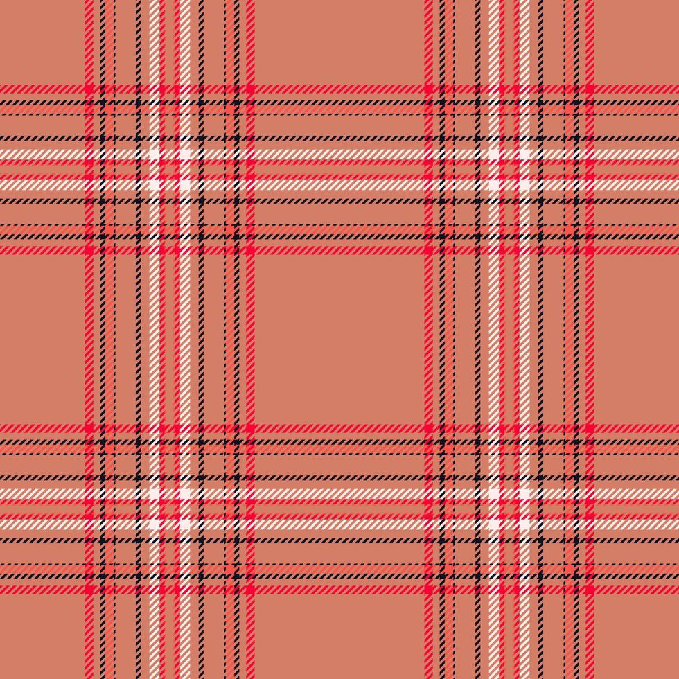 plaid naadloos patroon in rood. controleren kleding stof textuur. vector textiel afdrukken.